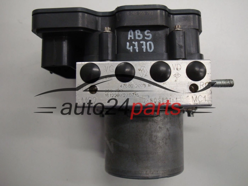 ABS Pumpe und steuergerat Renault 476602079R 0265255792 0265956403