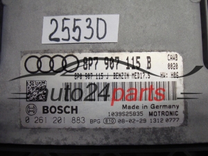 AUDI BOSCH 0 261 201 883, 0261201883, 8P7907115B, MED17.5