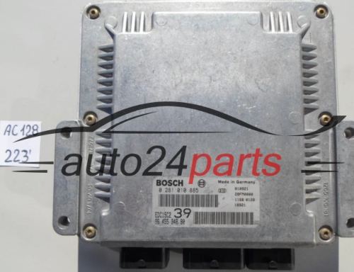 KOMPUTER STEROWNIK SILNIKA CITROEN C5 2.2 HDI BOSCH 0 281 010 885, 96 455 348 80