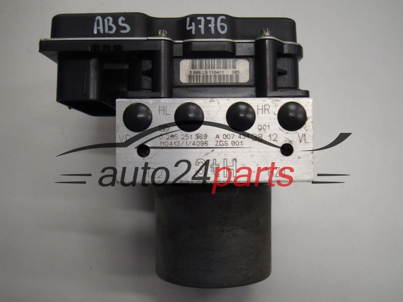 MERCEDES BENZ BOSCH 0265251369, A0074313812, 0265951522
