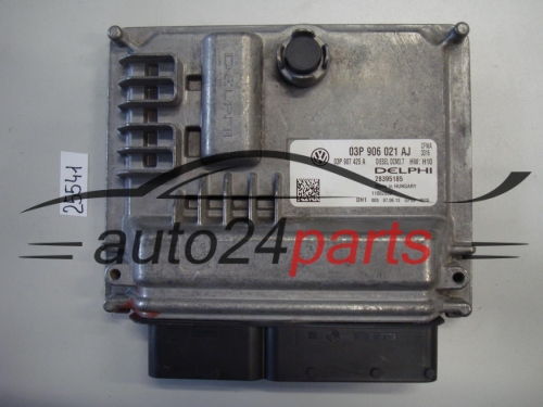 VW VOLKSWAGEN POLO 1.2 TDI DELPHI 28395185, 03P 906 021 AJ, 03P906021AJ, 03P 907 425 A, 03P907425A
