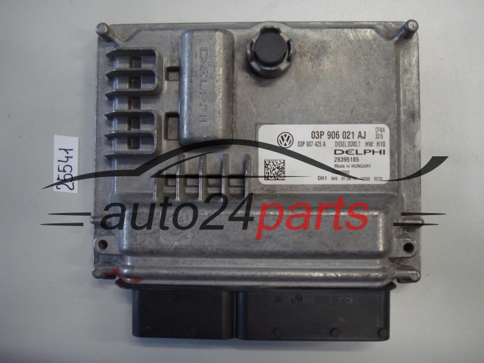 VW VOLKSWAGEN POLO 1.2 TDI DELPHI 28395185, 03P 906 021 AJ, 03P906021AJ, 03P 907 425 A, 03P907425A