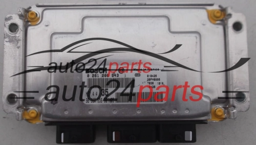 Μονάδα Ελέγχου Κινητήρα PEUGEOT 307 1.6 16V BOSCH 0 261 206 943,  96 387 656 80 i d05, 9638765680