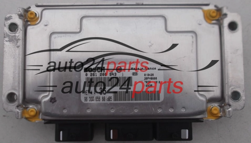 Μονάδα Ελέγχου Κινητήρα PEUGEOT 307 1.6 16V BOSCH 0 261 206 943,  96 387 656 80 i d05, 9638765680