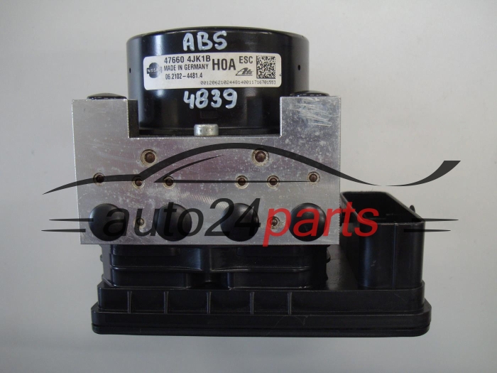 Pompa ABS i sterownik Nissan Navara 476604JK1B 28515826053