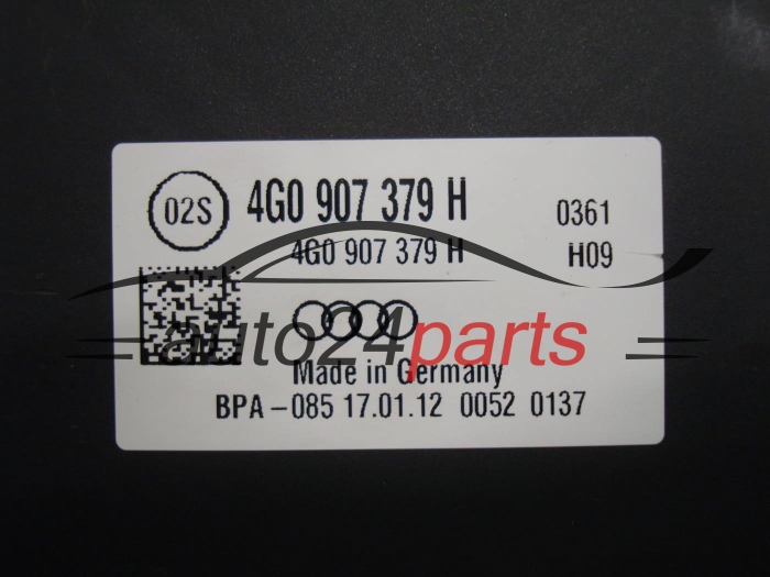 Pompe ABS et calculateur  AUDI BOSCH 0265250487, 4G0614517R, 4G0907379H, 0265960420