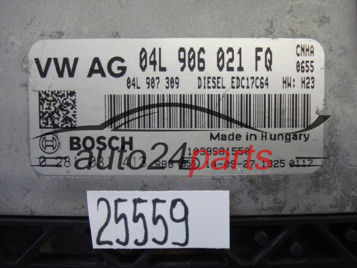 AUDI BOSCH 0 281 031 413, 0281031413, 04L906021FQ, EDC17C64