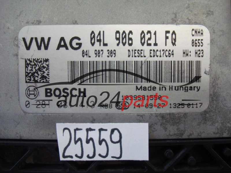 AUDI BOSCH 0 281 031 413, 0281031413, 04L906021FQ, EDC17C64