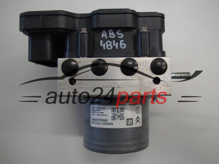 CITROEN 39242804, 0265295150, 9845052980, 0265957058