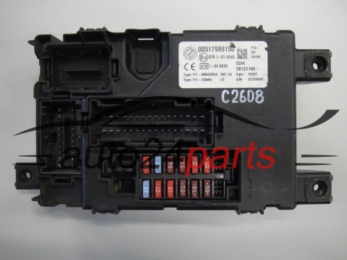 CENTRALKA MODUL STEROWNIK KOMFORTU FIAT GRANDE PUNTO DELPHI 28122166, 00517986150