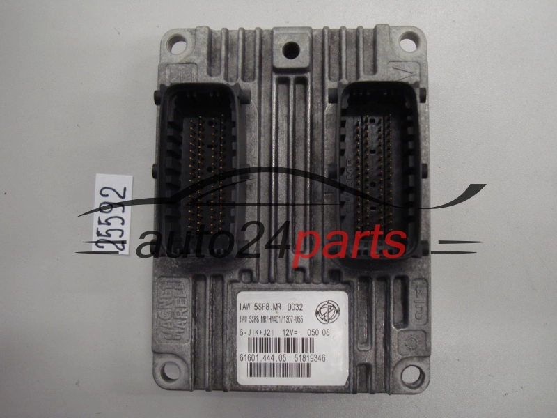 KOMPUTER STEROWNIK SILNIKA FIAT 500 1.2 MAGNETI MARELLI IAW 5SF8.MR, IAW5SF8MR, 51819346, 61601.444.05, 6160144405