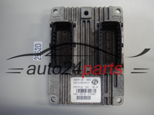 KOMPUTER STEROWNIK SILNIKA FIAT GRANDE PUNTO 1.4 MAGNETI MARELLI IAW 5SF3.M2, IAW5SF3M2, 51784957