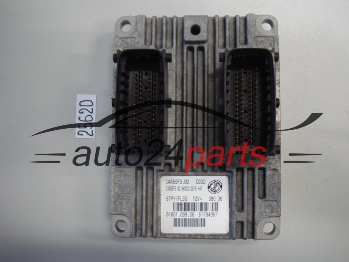 KOMPUTER STEROWNIK SILNIKA FIAT GRANDE PUNTO 1.4 MAGNETI MARELLI IAW 5SF3.M2, IAW5SF3M2, 51784957