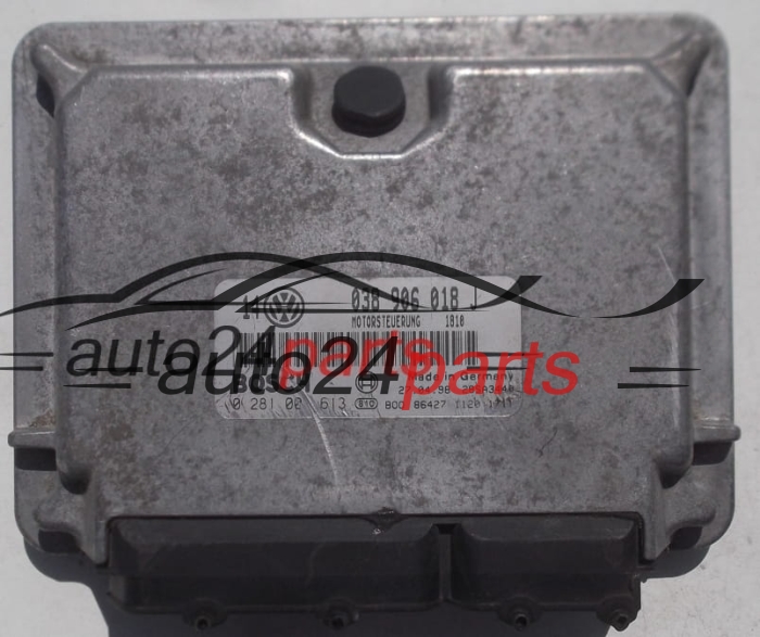 CENTRALINA MOTORE VW VOLKSWAGEN GOLF 1.9 TDI BOSCH 0 281 001 613, 0281001613, 038 906 018 J, 038906018J