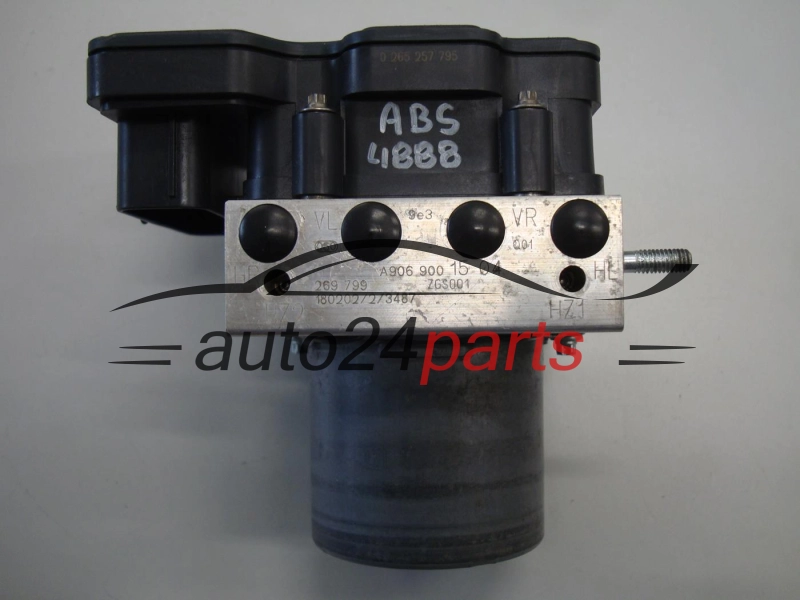 Bomba ABS y centralita MERCEDES BENZ BOSCH 0265257795, A9069001504, 0265956032