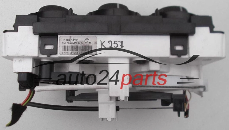 PANEL OGRZEWANIA STEROWNIK NAWIEWU REGULATOR KLIMATRONIK PEUGEOT 308 T1000220K / 69940002 / 69940002M S / 69940002MS