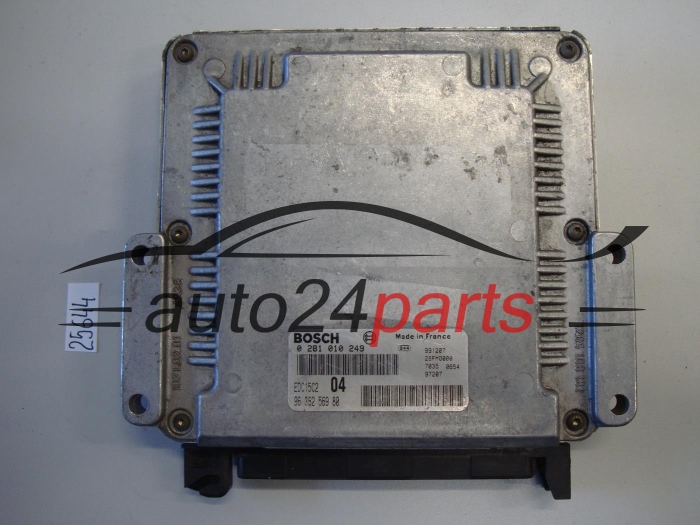 KOMPUTER STEROWNIK SILNIKA CITROEN XSARA PICASSO PEUGEOT 306 2.0 HDI BOSCH 0 281 010 249, 0281010249, 96 362 569 80, 9636256980