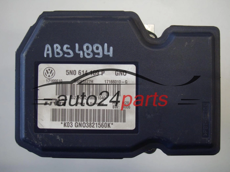 ABS POMPA I STEROWNIK VOLKSWAGEN TIGUAN 1.4 TRW 5N0 614 109 P, 5N0614109P, 17166610, 54085327H, 17166010-G