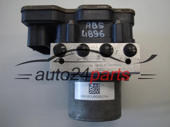 Pompe ABS et calculateur AUDI 4G0614517AK, 0265254424, 4G0907379S, 0265956226