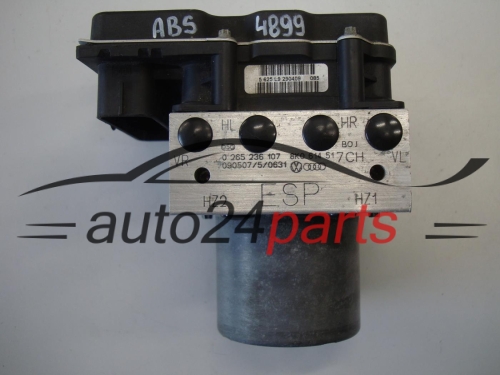 ABS Pumpe und steuergerat AUDI BOSCH 0 265 236 107, 0265236107, 8K0614517CH, 8K0907379AG, 0265950965