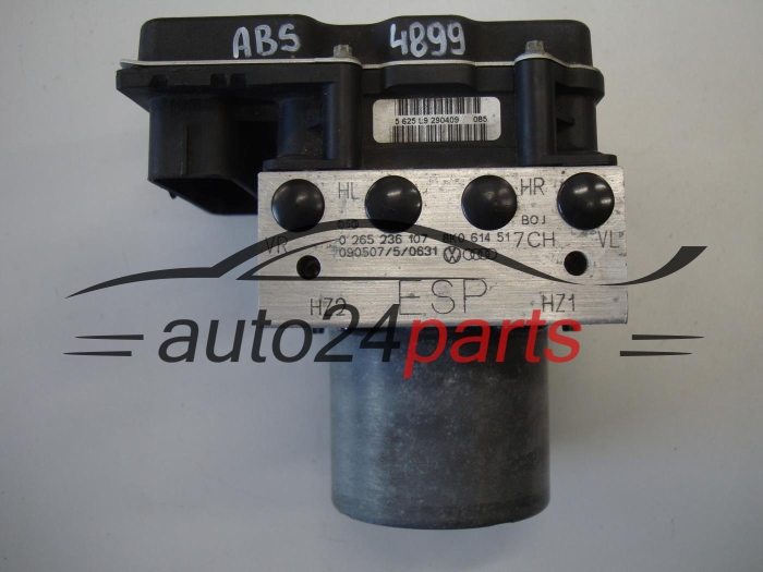 Pompe ABS et calculateur AUDI BOSCH 0 265 236 107, 0265236107, 8K0614517CH, 8K0907379AG, 0265950965