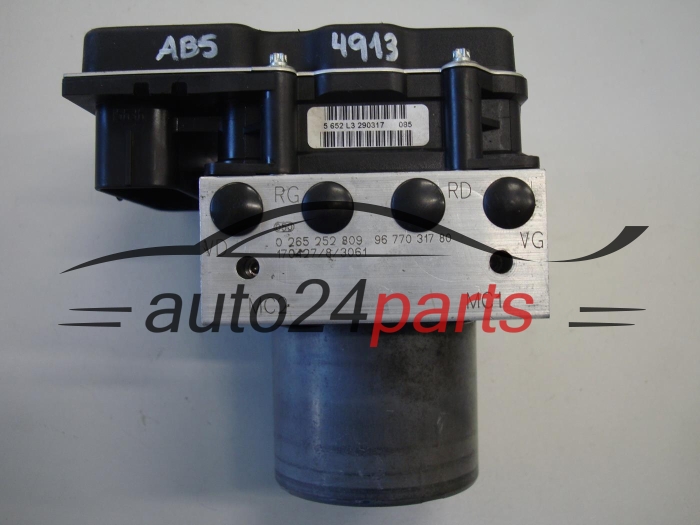 PEUGEOT BOSCH 0 265 252 809, 0265252809, 9677031780, 0265952294