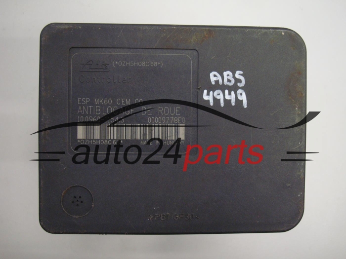 ABS POMPA I STEROWNIK CITROEN 9654777580, 10.0960-1154.3, 10096011543