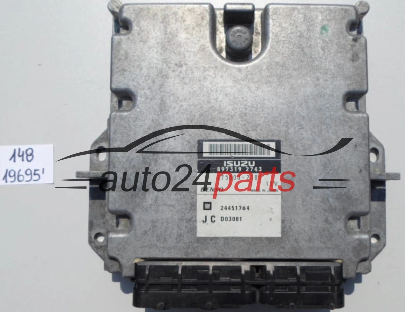 KOMPUTER STEROWNIK SILNIKA OPEL VECTRA SIGNUM 3.0 CDTI Y30DT 24451764, 897319-2743, 8973192743, 97319274, 6235297, 275800-2181, 2758002181, 97364316, 6235408