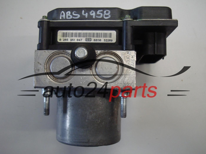 ABS POMPA I STEROWNIK FIAT GRANDE PUNTO BOSCH 0 265 230 348, 0265230348, 0265951047
