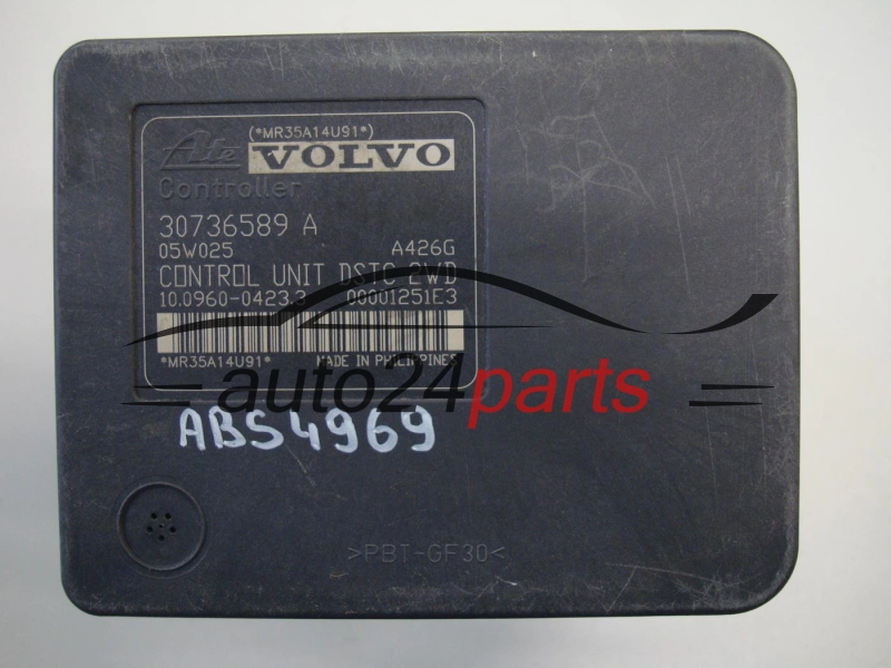 ABS Pump Volvo S40 30736588 4N512C405EC 30736589A