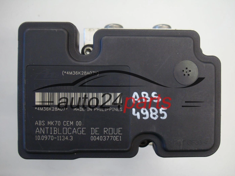 Pompa ABS i sterownik CITROEN 9662150280, 10.0207-0075.4, 10020700754, 10.0970-1134.3, 10097011343