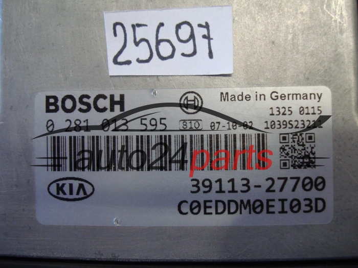 Centralina do motore HYUNDAI KIA 2.0 CRD BOSCH 0281013595 39103-2A765