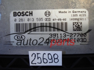 Μονάδα Ελέγχου Κινητήρα HYUNDAI KIA 2.0 CRD BOSCH 0281013595 39103-2A765
