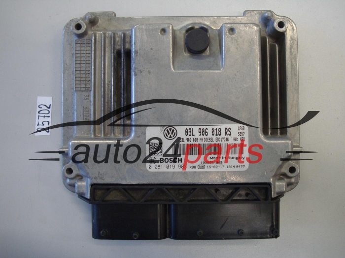 KOMPUTER STEROWNIK SILNIKA SKODA BOSCH 0 281 019 903, 0281019903, 03L906018RS, EDC17C46 - 25702