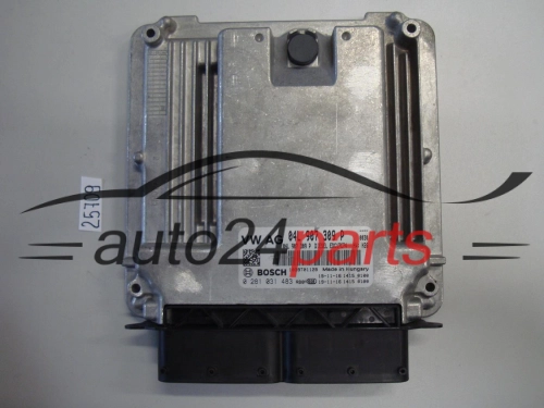 KOMPUTER STEROWNIK SILNIKA VOLKSWAGEN SKODA BOSCH 0 281 031 483, 0281031483, 04L907309P, EDC17C74