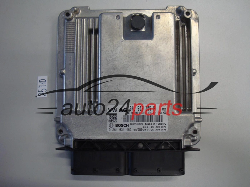 Motorsteuergerät VOLKSWAGEN SKODA BOSCH 0281031483 04L907309P EDC17C74