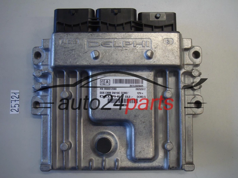KOMPUTER STEROWNIK SILNIKA CITROEN FIAT SCUDO DCM3.5, 28252917, 9667082380