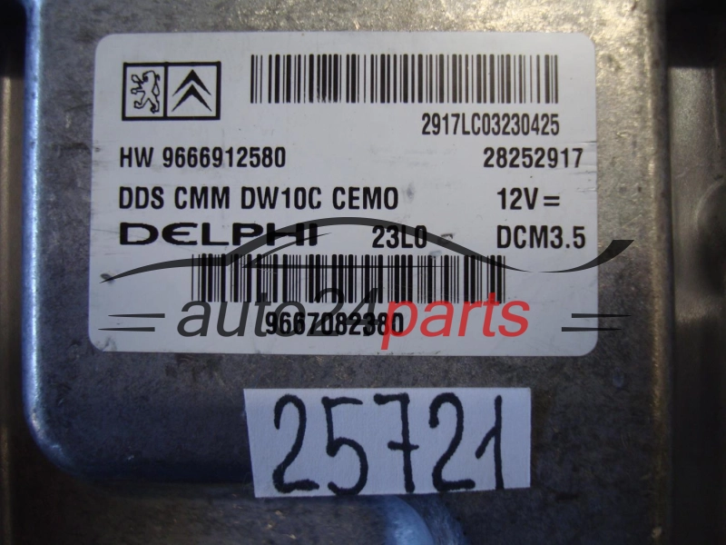 Sterownik silnika Fiat Scudo 28252917 9667082380 – zdjęcie 4