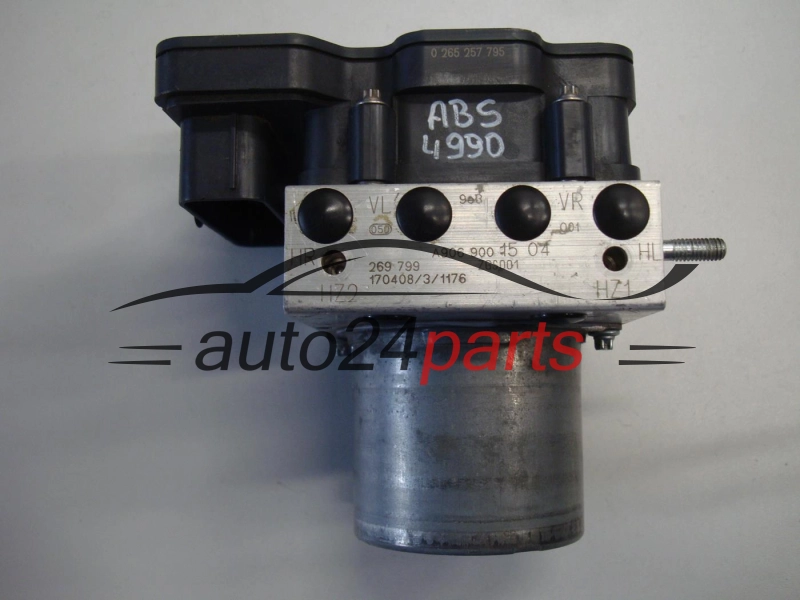 Bomba ABS y centralita MERCEDES BENZ BOSCH 0265257795, A9069001504, 0265956032