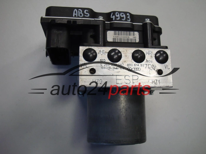 Pompe ABS et calculateur AUDI Q5 8R0614517DN, 0265239567, 8R0907379BF, 0265952301