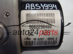 ABS POMPA I STEROWNIK PEUGEOT 9662298480, 10.0207-00924, 10.0970-1144.3, 10097011443
