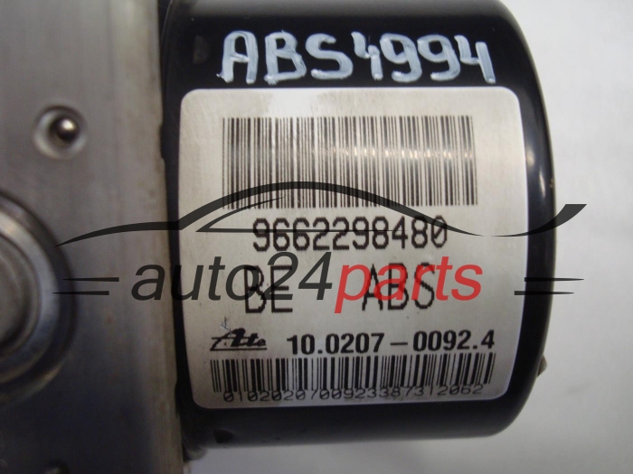Pompa ABS i sterownik Peugeot 9662298480 10.0207-00924 – zdjęcie 2