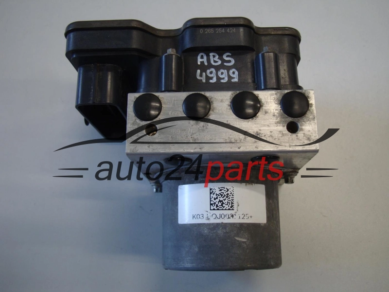 Pompe ABS et calculateur AUDI 4G0614517AK, 0265254424, 4G0907379S, 0265956226