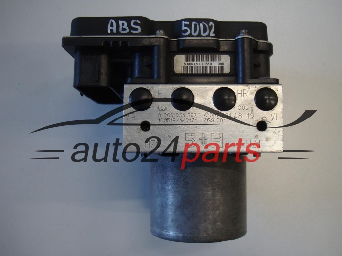 ABS Pumpe und steuergerat MERCEDES BENZ SPRINTER CRAFTER A0074314812, BOSCH 0 265 251 367, 0265251367, 0265951521