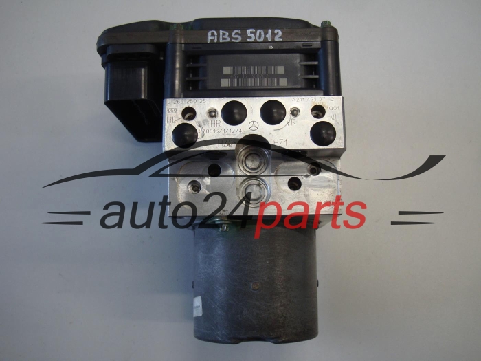ABS Pumpe und steuergerat MERCEDES W211 BOSCH 0 265 250 251, 0265250251, A2114312712, 0265960322