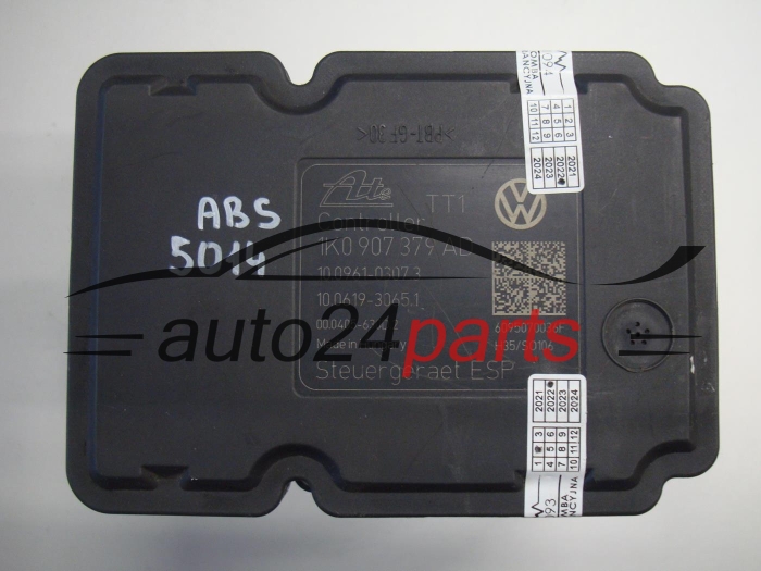 VOLKSWAGEN SEAT SKODA 1K0 614 517 BD, 1K0614517BD, ATE 10.0212-0220.4, 10021202204, 1K0 907 379 AD, 1K0907379AD, ATE 10.0961-0307.3, 10096103073