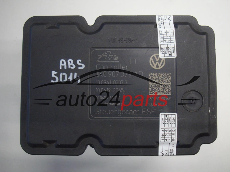 VOLKSWAGEN SEAT SKODA 1K0 614 517 BD, 1K0614517BD, ATE 10.0212-0220.4, 10021202204, 1K0 907 379 AD, 1K0907379AD, ATE 10.0961-0307.3, 10096103073