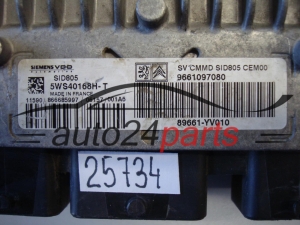 Sterownik silnika Citroen Peugeot 1.4 HDI 5WS40168HT 9661097080 – zdjęcie 2