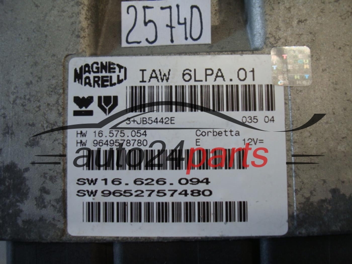 Sterownik silnika Peugeot 206 9652757480 9649578780 – zdjęcie 2