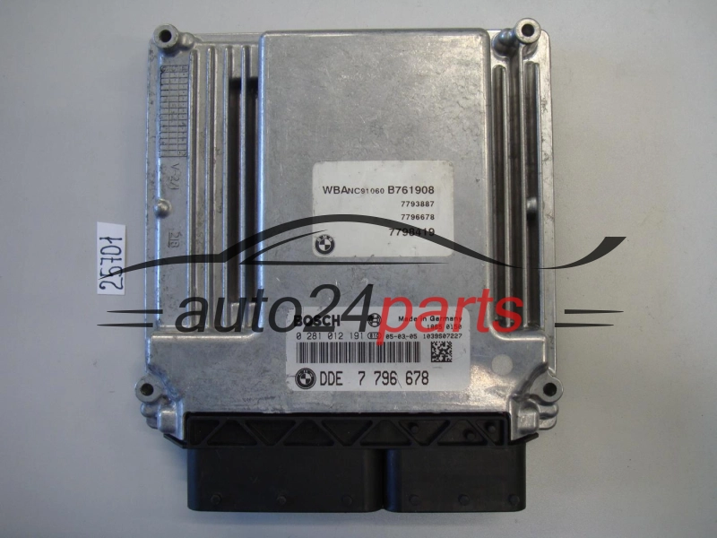 BMW BOSCH 0281012191, 0 281 012 191, DDE 7796678, DDE7796678